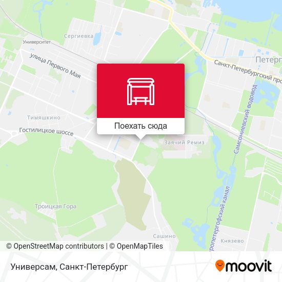 Карта Универсам