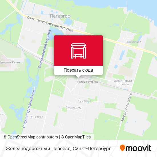 Карта Железнодорожный Переезд