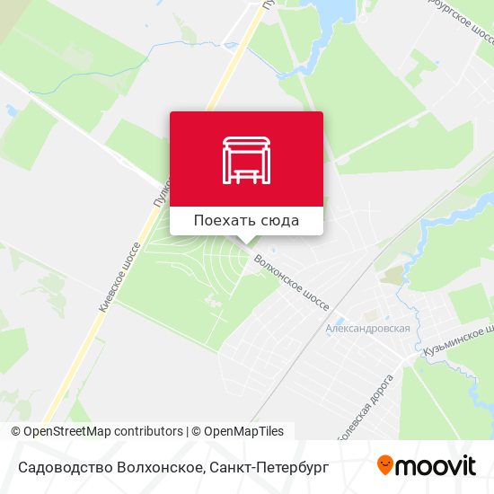 Карта Садоводство Волхонское