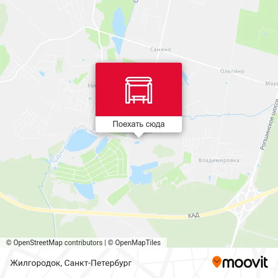 Карта Жилгородок