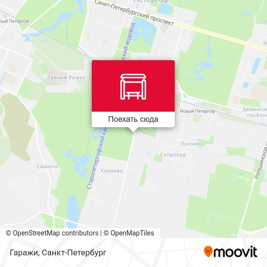 Карта Гаражи