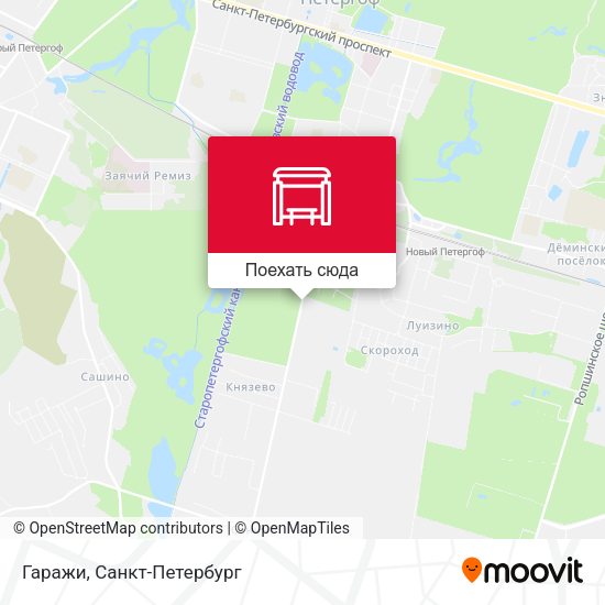 Карта Гаражи