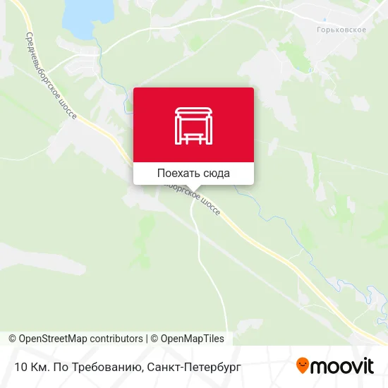 Карта 10 Км. По Требованию