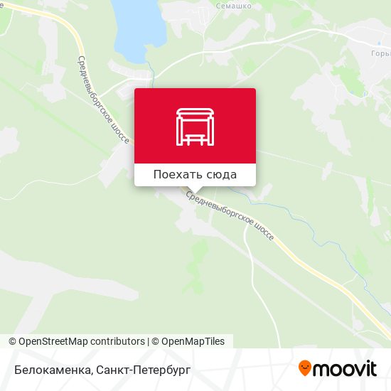Карта Белокаменка