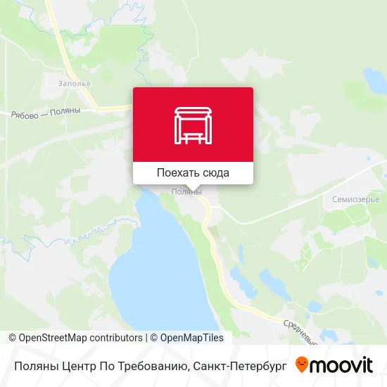 Карта Поляны Центр По Требованию