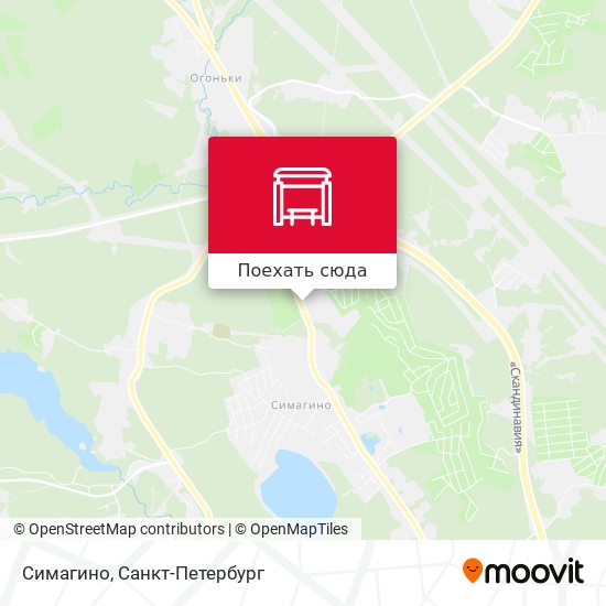 Карта Симагино