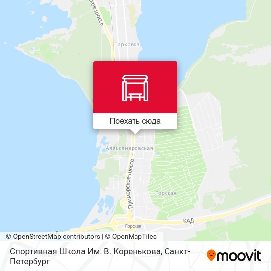 Карта Спортивная Школа Им. В. Коренькова
