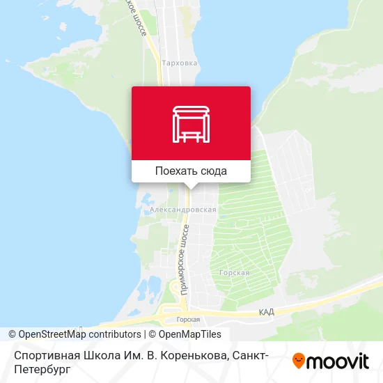 Карта Спортивная Школа Им. В. Коренькова