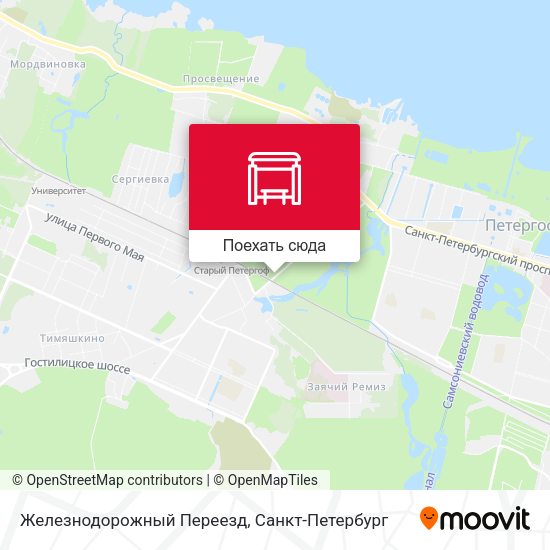 Карта Железнодорожный Переезд
