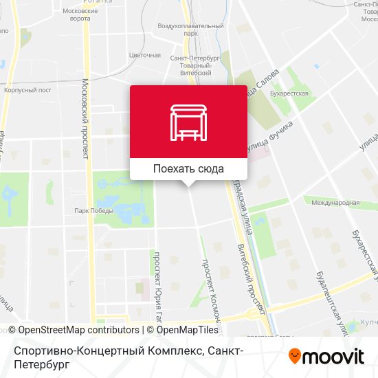 Карта Спортивно-Концертный Комплекс