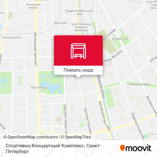 Карта Спортивно-Концертный Комплекс