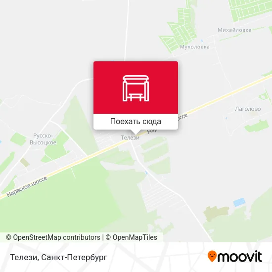 Карта Телези