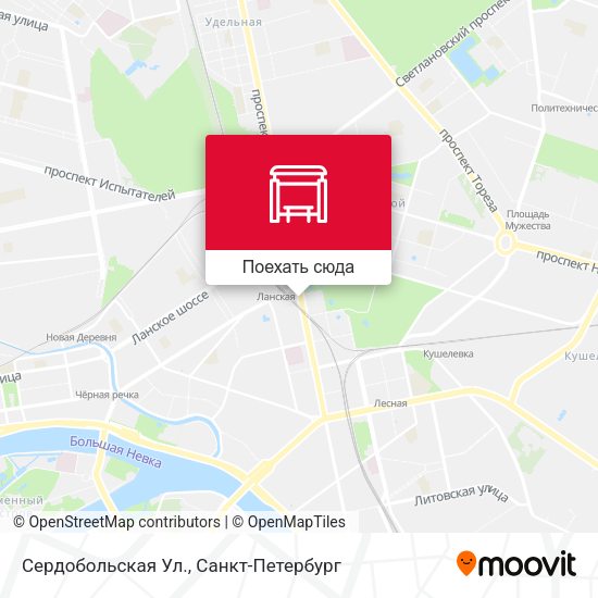 Карта Сердобольская Ул.