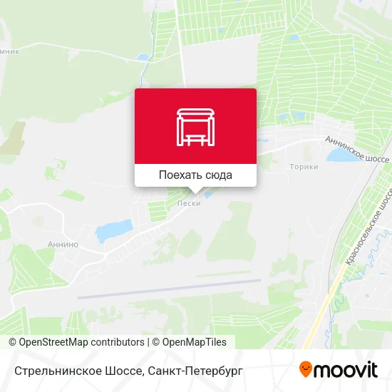Карта Стрельнинское Шоссе