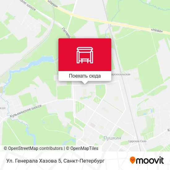 Карта Ул. Генерала Хазова 5