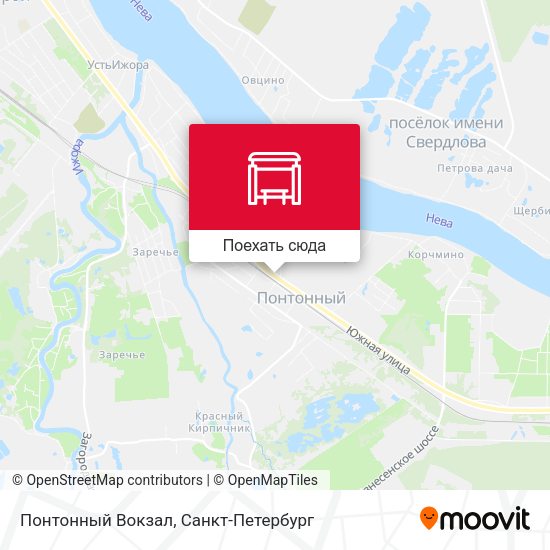Карта Понтонный Вокзал