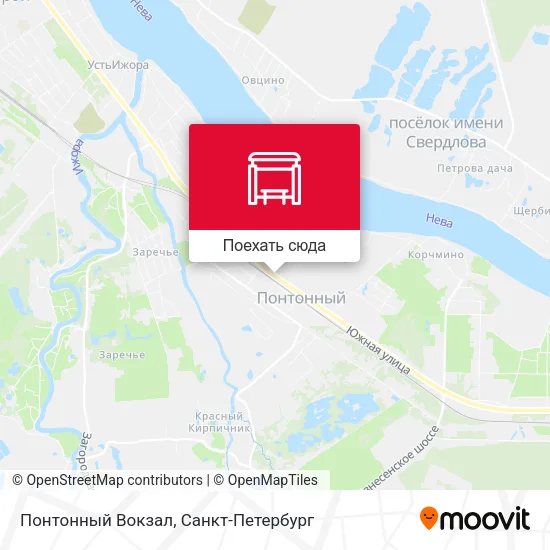 Карта Понтонный Вокзал