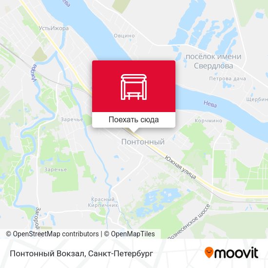 Карта Понтонный Вокзал
