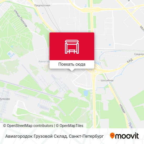 Карта Авиагородок Грузовой Склад
