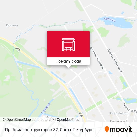 Карта Пр. Авиаконструкторов 32