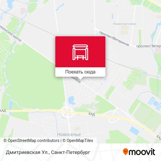 Карта Дмитриевская Ул.