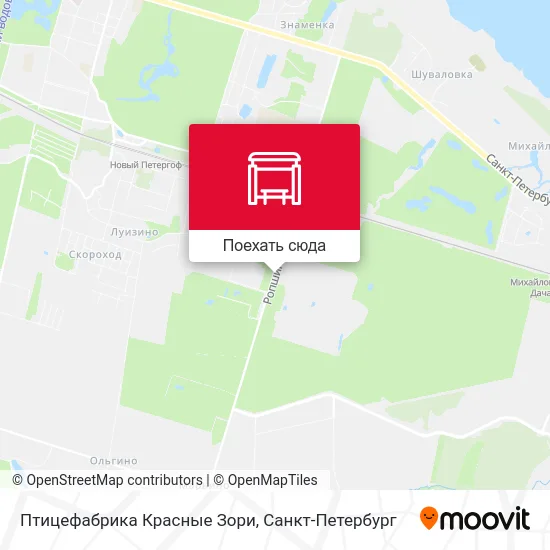 Карта Птицефабрика Красные Зори