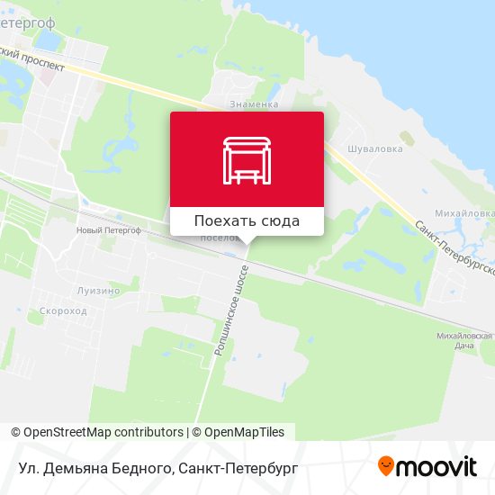Карта Ул. Демьяна Бедного