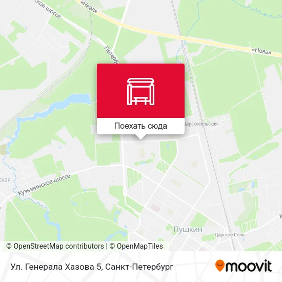 Карта Ул. Генерала Хазова 5