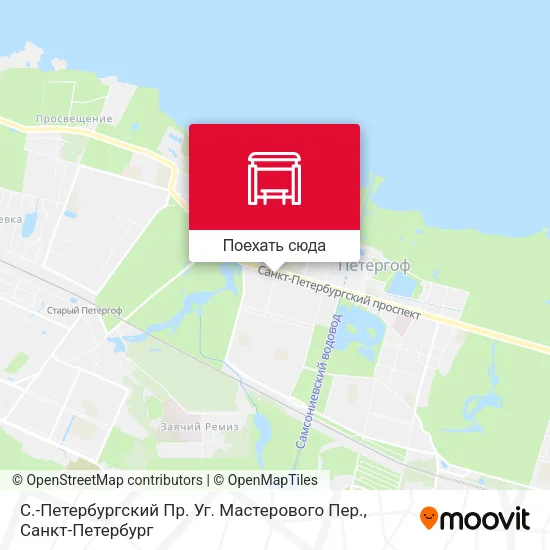 Карта С.-Петербургский Пр. Уг. Мастерового Пер.
