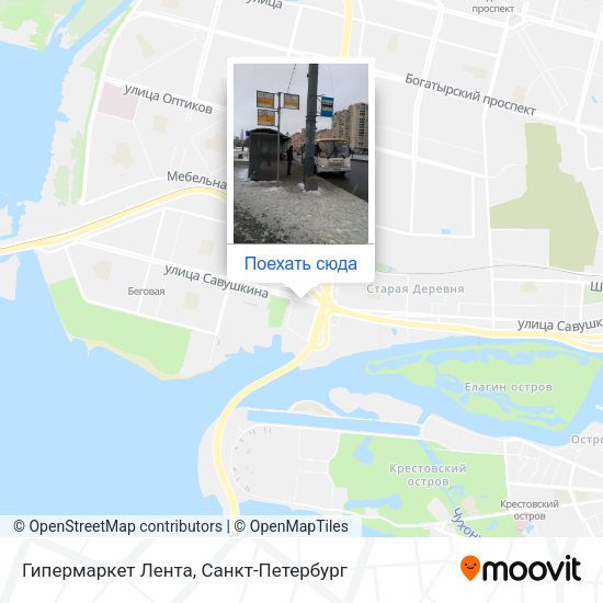 Карта Гипермаркет Лента