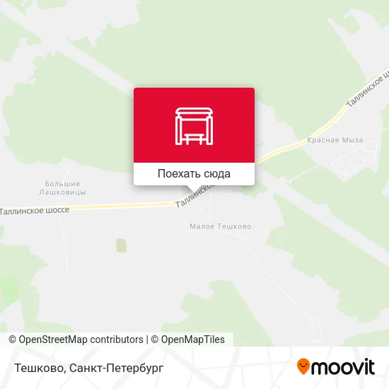 Карта Тешково
