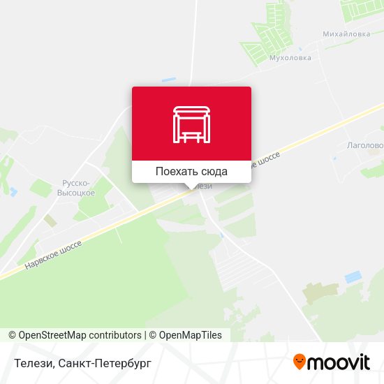 Карта Телези