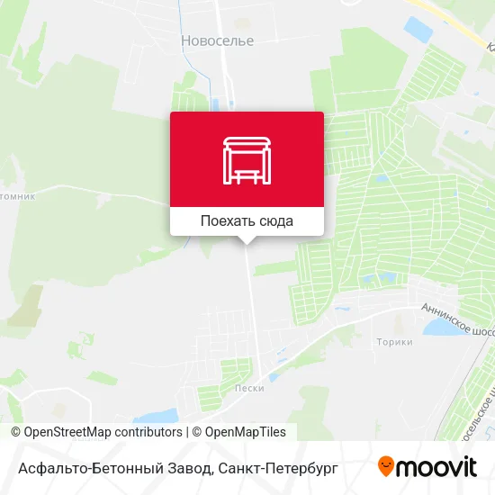 Карта Асфальто-Бетонный Завод