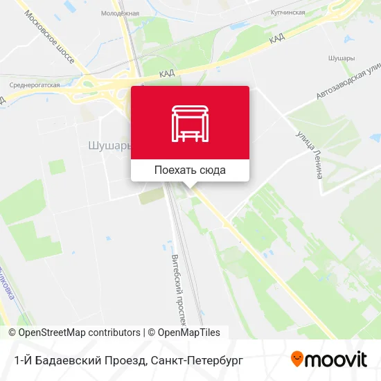 Карта 1-Й Бадаевский Проезд
