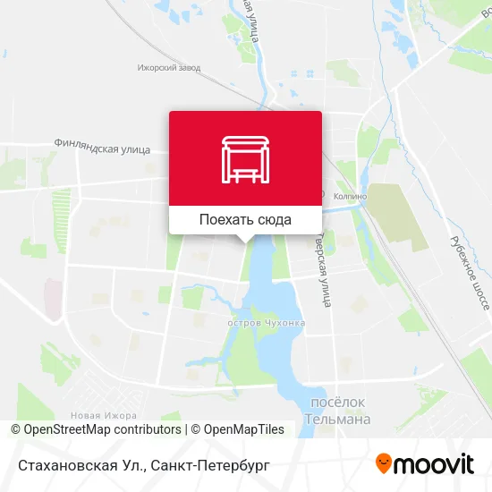 Карта Стахановская Ул.