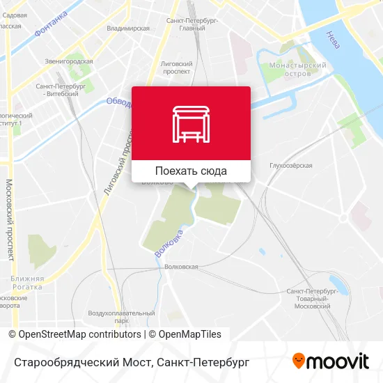Карта Старообрядческий Мост