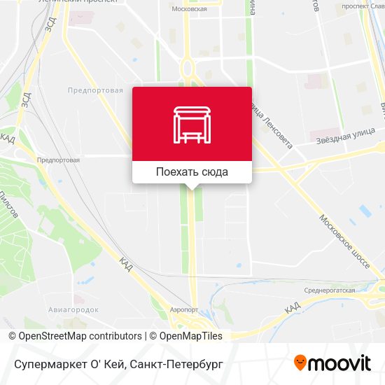 Карта Супермаркет О' Кей