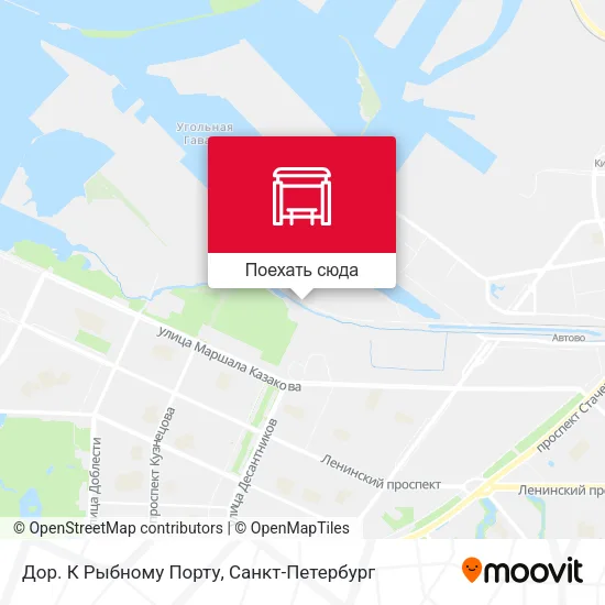 Карта Дор. К Рыбному Порту