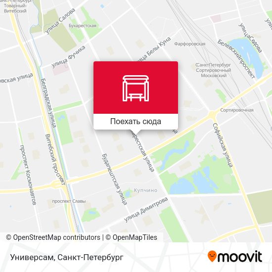 Карта Универсам
