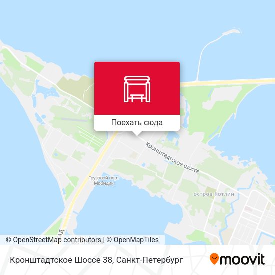 Карта Кронштадтское Шоссе 38