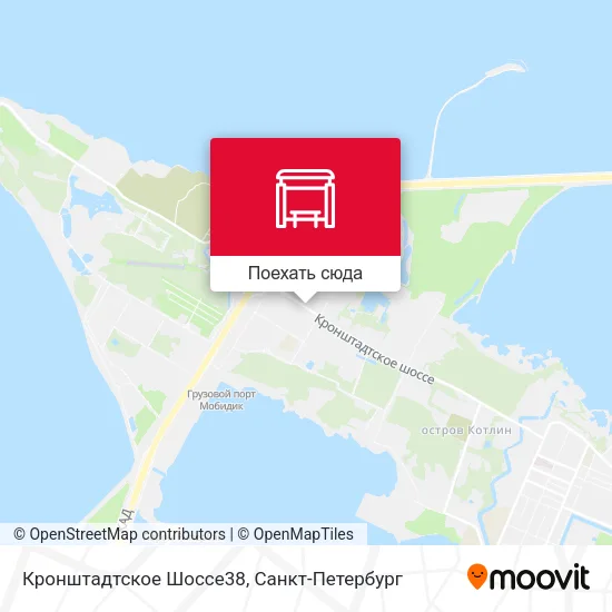 Карта Кронштадтское Шоссе38