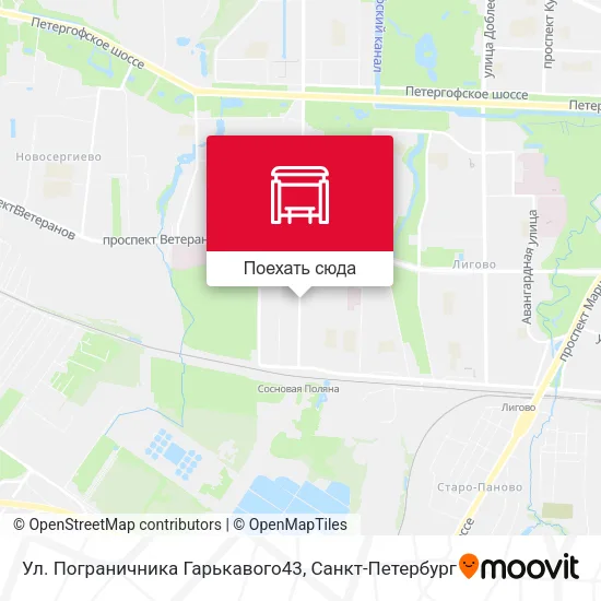 Карта Ул. Пограничника Гарькавого43