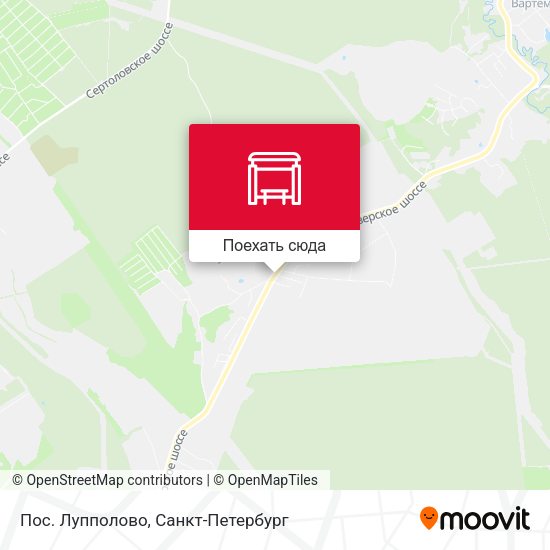 Карта Пос. Лупполово