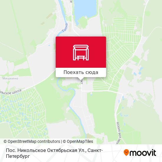 Карта Пос. Никольское Октябрьская Ул.