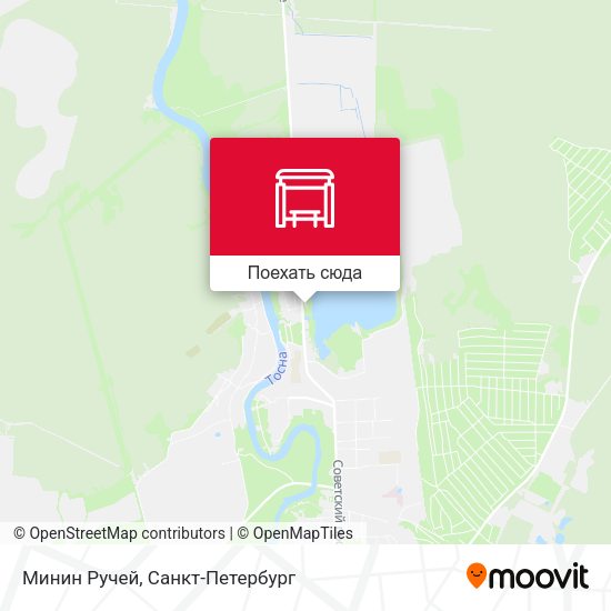 Карта Минин Ручей