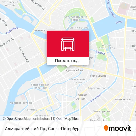 Карта Адмиралтейский Пр.