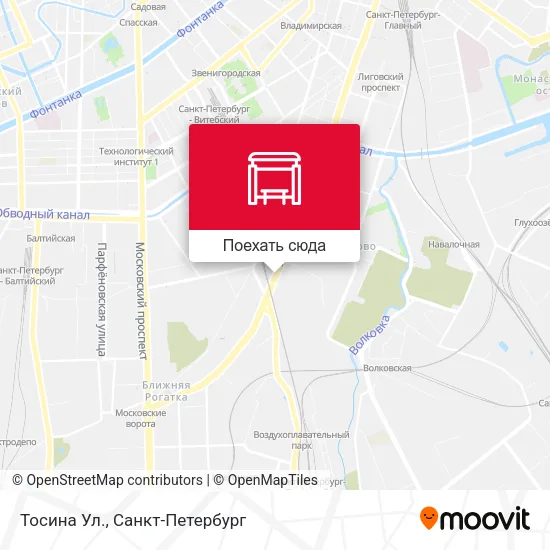 Карта Тосина Ул.