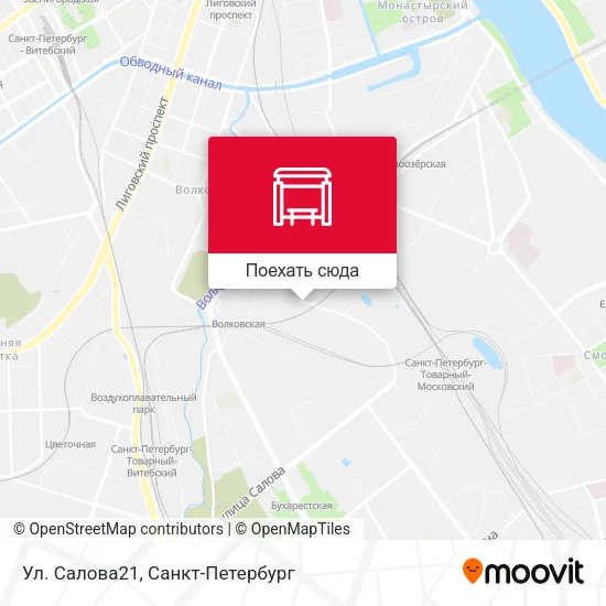 Карта Ул. Салова21