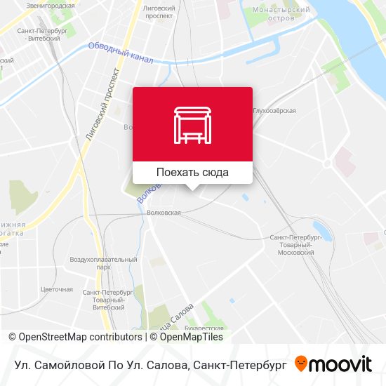 Карта Ул. Самойловой По Ул. Салова