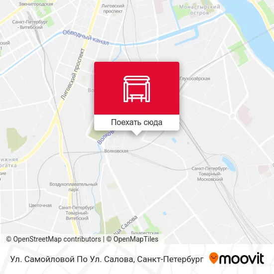 Карта Ул. Самойловой По Ул. Салова